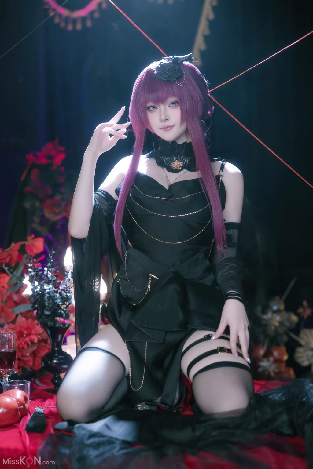 Coser@屿鱼: 崩坏 星穹铁道 卡芙卡 缚月之夜 (60 photos)