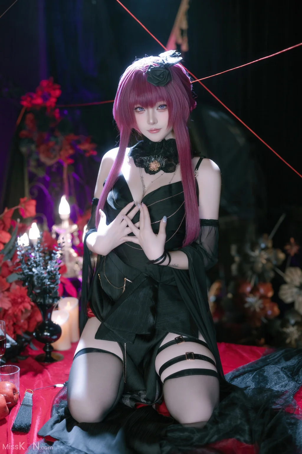 Coser@屿鱼: 崩坏 星穹铁道 卡芙卡 缚月之夜 (60 photos)