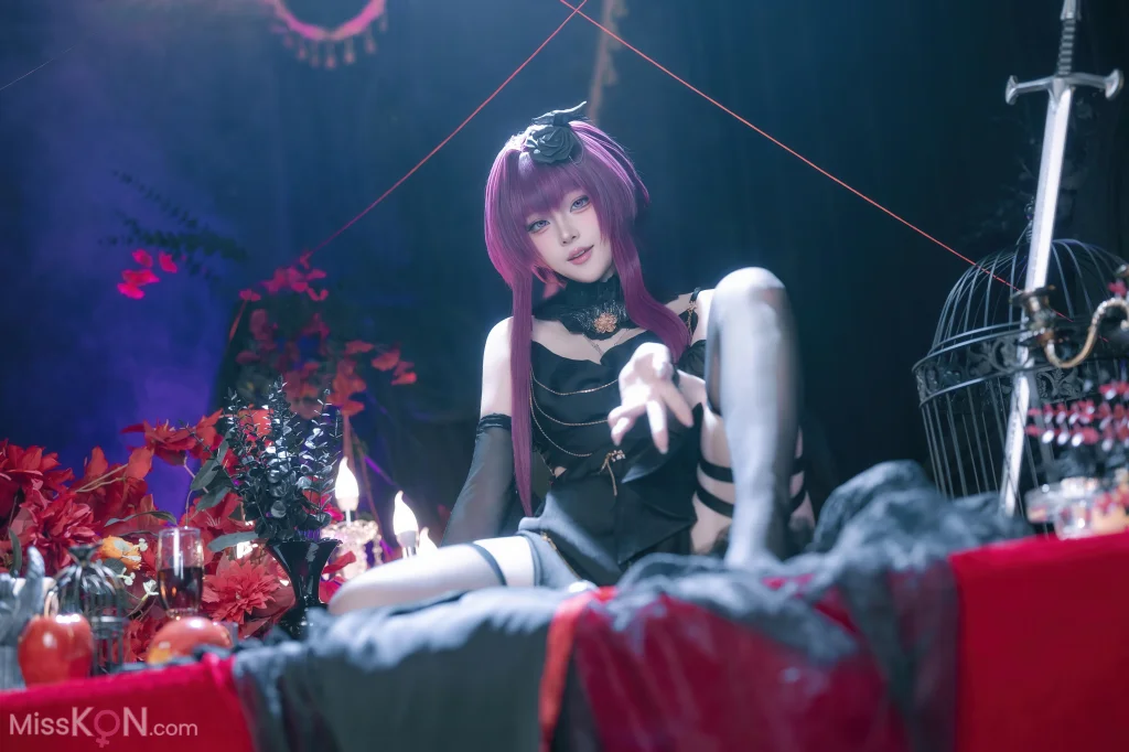 Coser@屿鱼: 崩坏 星穹铁道 卡芙卡 缚月之夜 (60 photos)