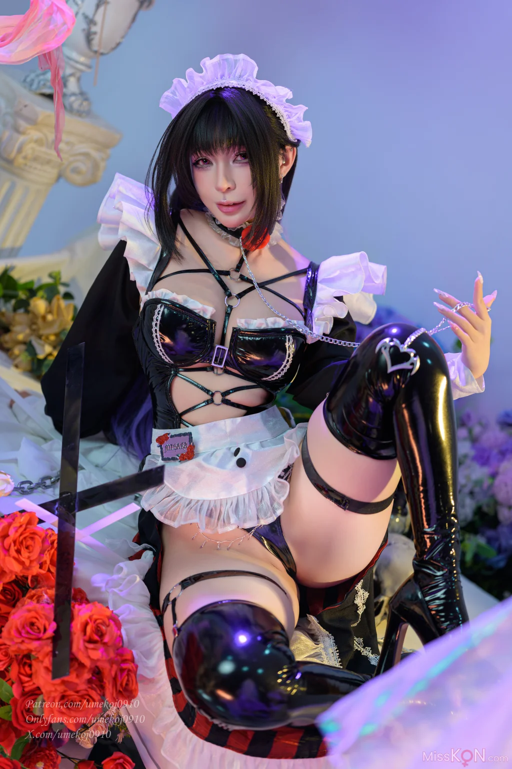 Coser@UmekoJ: Mihara – Memorial Cafe「NIKKE」(88 photos + 6 videos)
