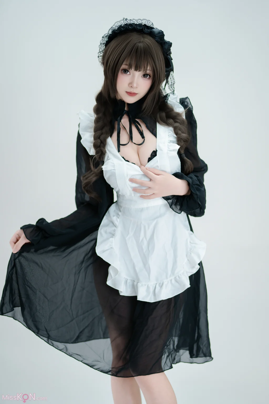 Coser@Bangni邦尼: 枪械女仆 (68 photos + 6 videos)