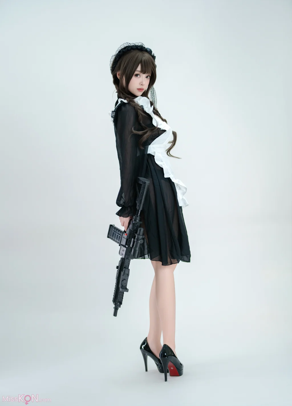Coser@Bangni邦尼: 枪械女仆 (68 photos + 6 videos)