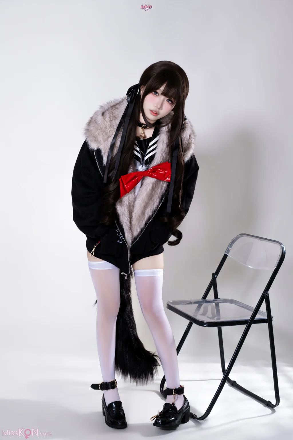Coser@柒柒要乖哦: 兽尾透明JK (112 photos) – Page 3
