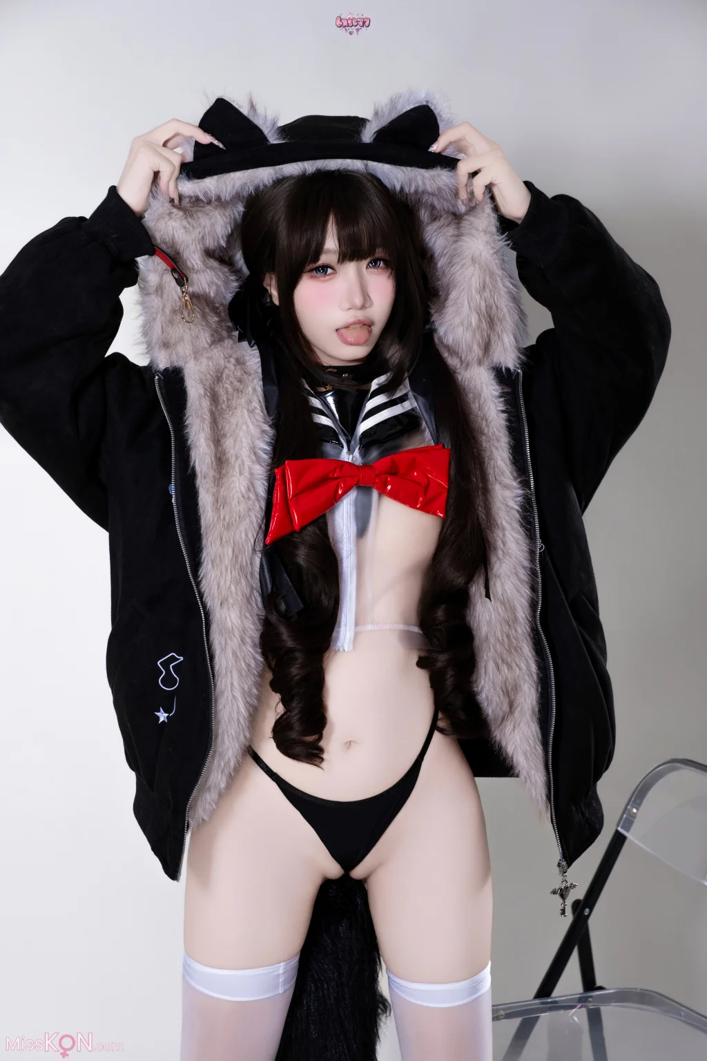 Coser@柒柒要乖哦: 兽尾透明JK (112 photos) – Page 3