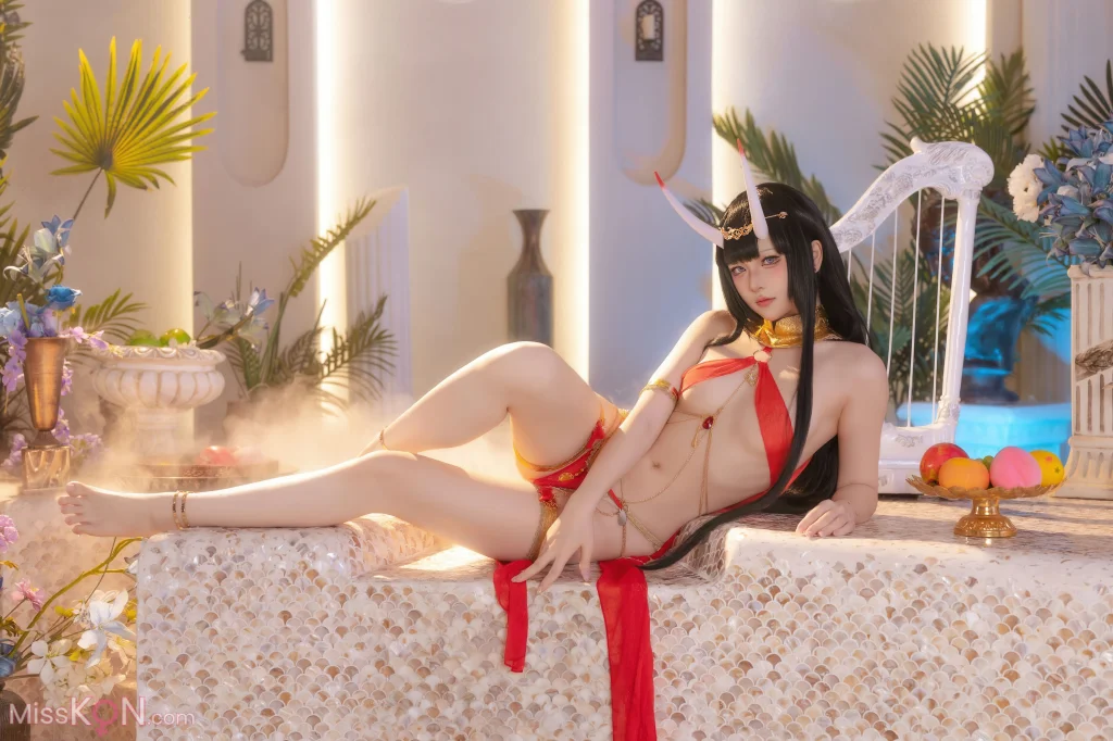 Coser@屿鱼: 碧蓝航线 能代 赤纱浴影 (80 photos) – Page 2