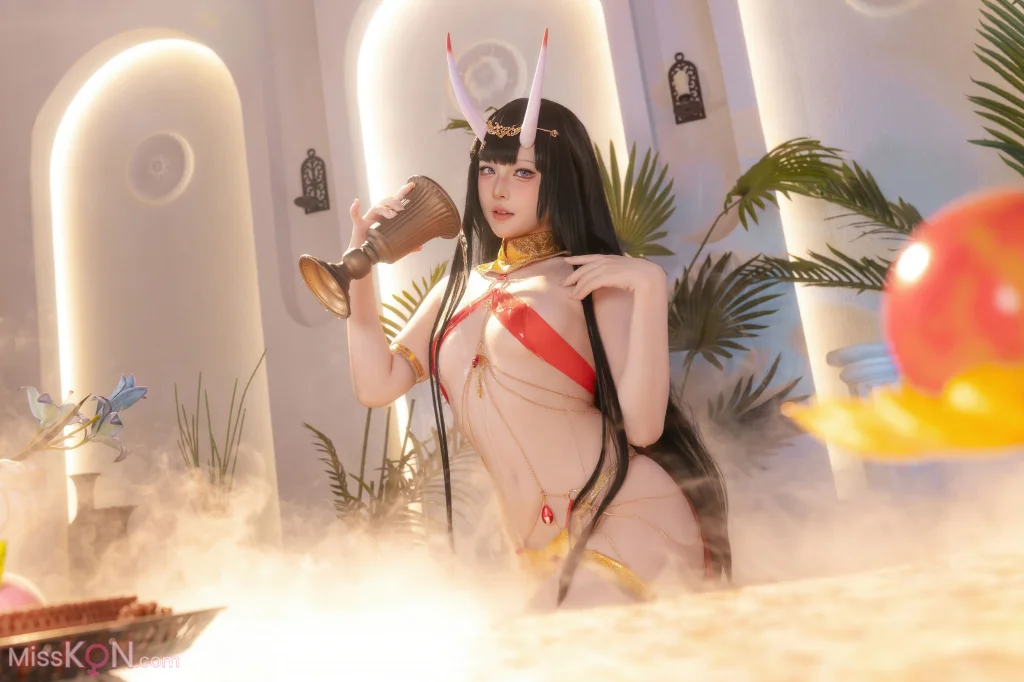 Coser@屿鱼: 碧蓝航线 能代 赤纱浴影 (80 photos) – Page 2