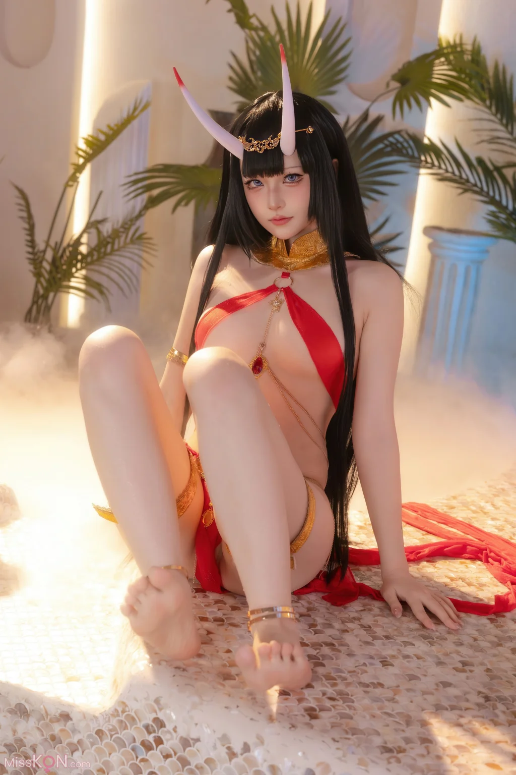 Coser@屿鱼: 碧蓝航线 能代 赤纱浴影 (80 photos) – Page 3