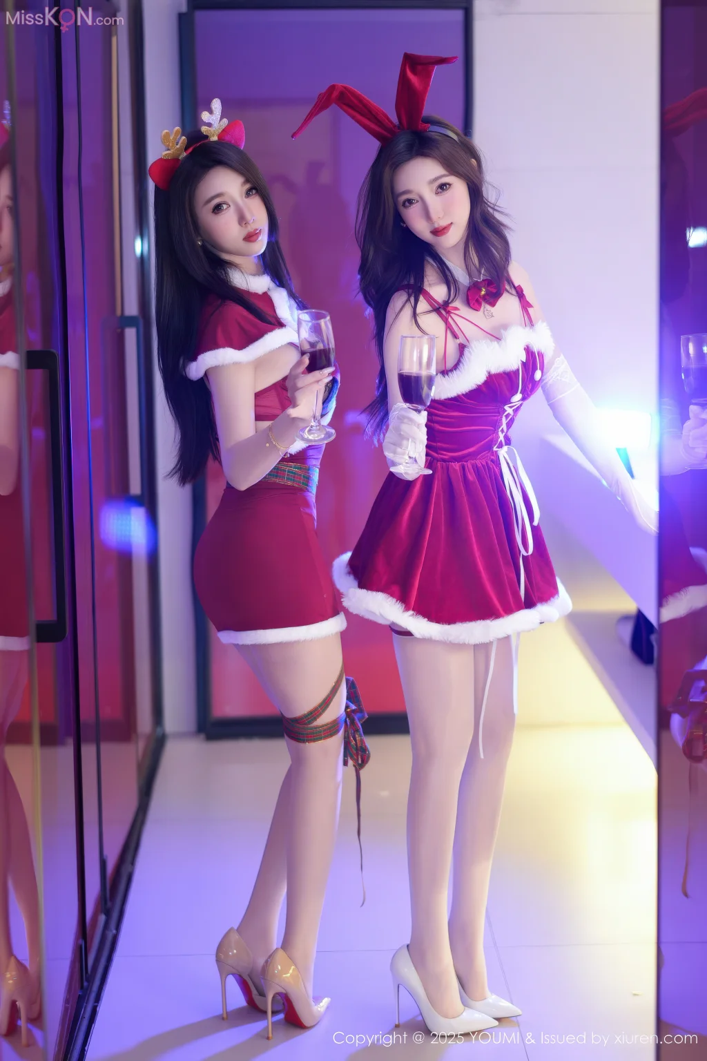 YouMi Vol.1192: 桃桃·夭夭twins (78 photos)