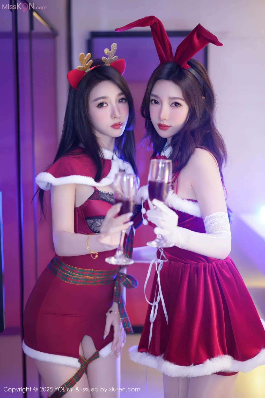 YouMi Vol.1192: 桃桃·夭夭twins (78 photos)