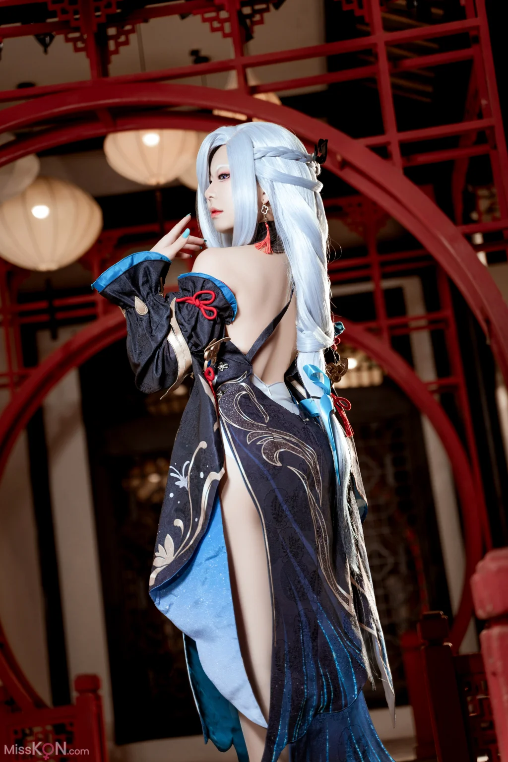 Coser@虎森森: 原神 申鹤 冷花幽露 (35 photos)