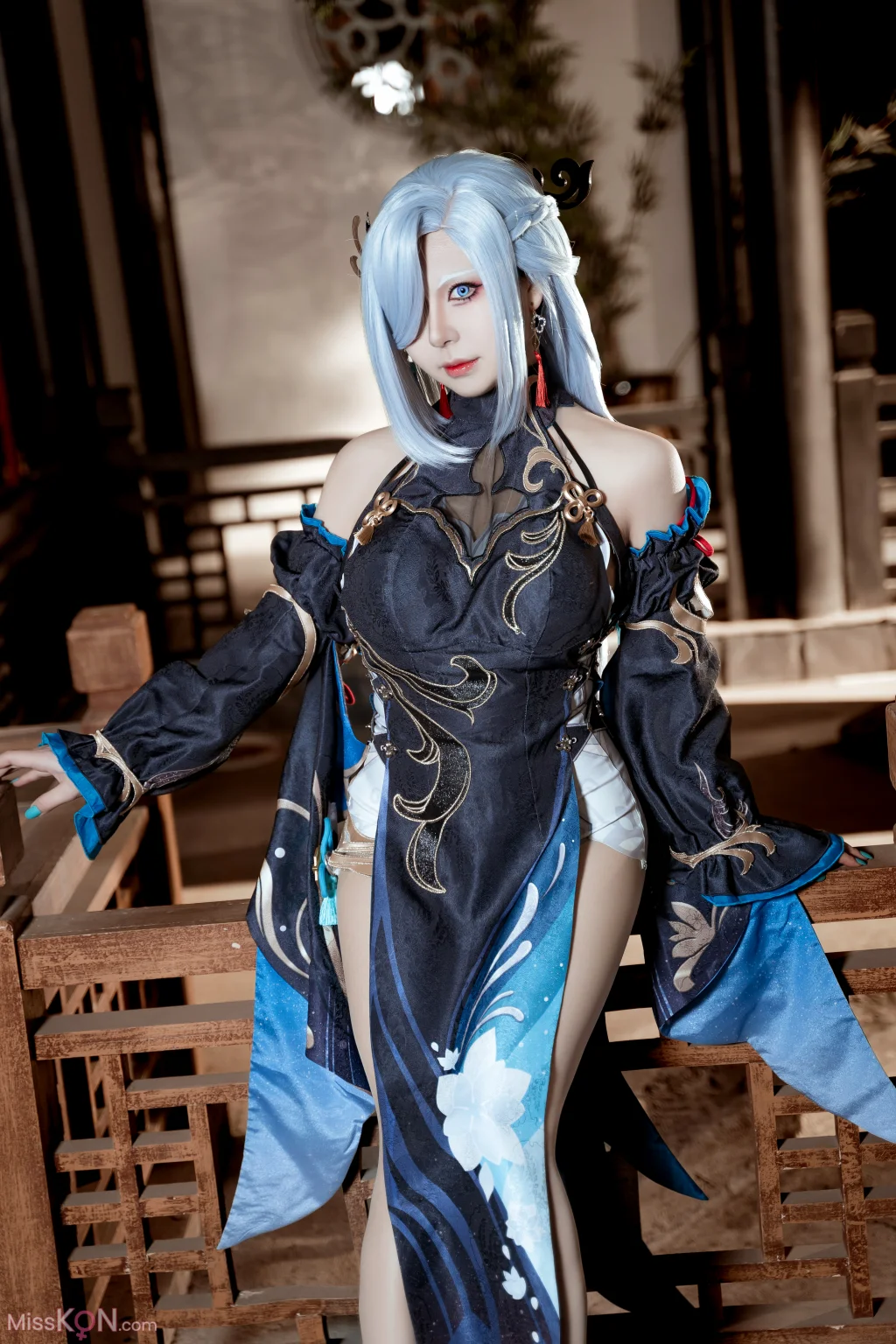 Coser@虎森森: 原神 申鹤 冷花幽露 (35 photos) – Page 2