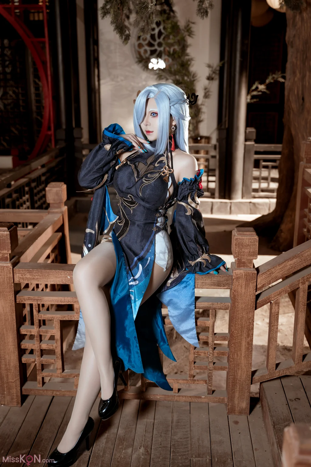 Coser@虎森森: 原神 申鹤 冷花幽露 (35 photos) – Page 2