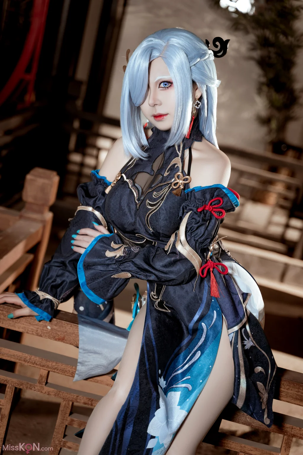 Coser@虎森森: 原神 申鹤 冷花幽露 (35 photos) – Page 2