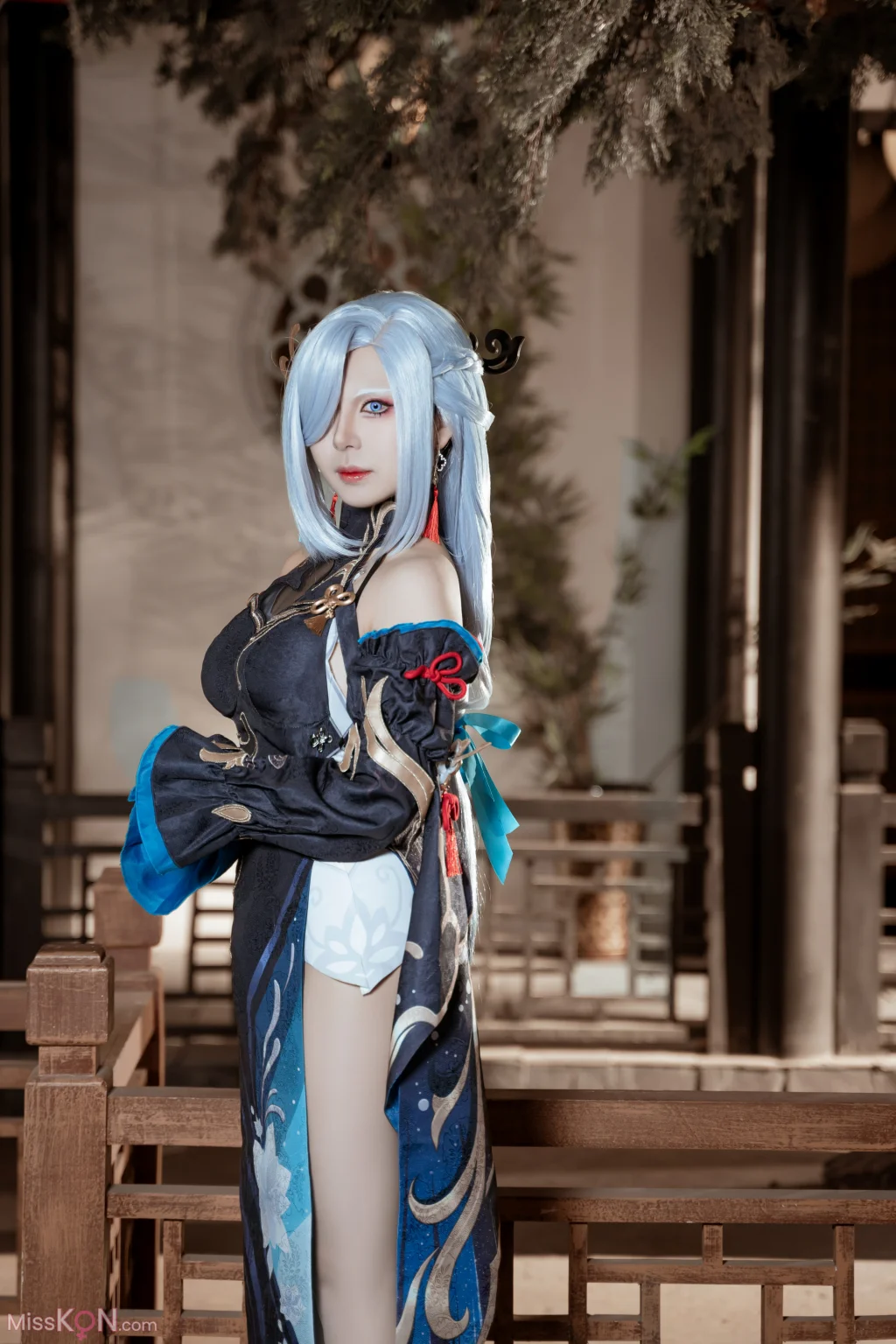 Coser@虎森森: 原神 申鹤 冷花幽露 (35 photos) – Page 2