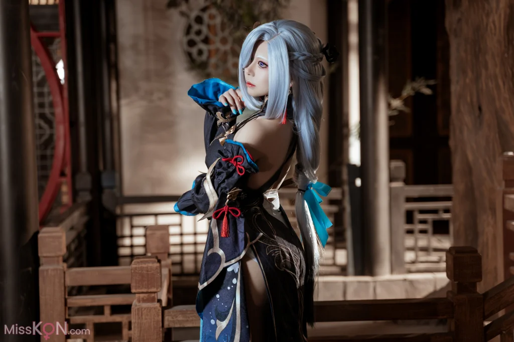 Coser@虎森森: 原神 申鹤 冷花幽露 (35 photos) – Page 2