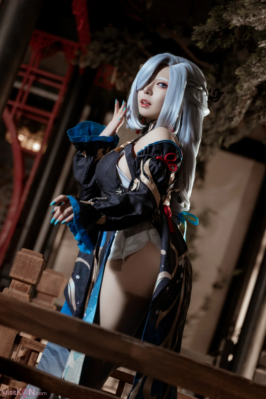 Coser@虎森森: 原神 申鹤 冷花幽露 (35 photos) – Page 2