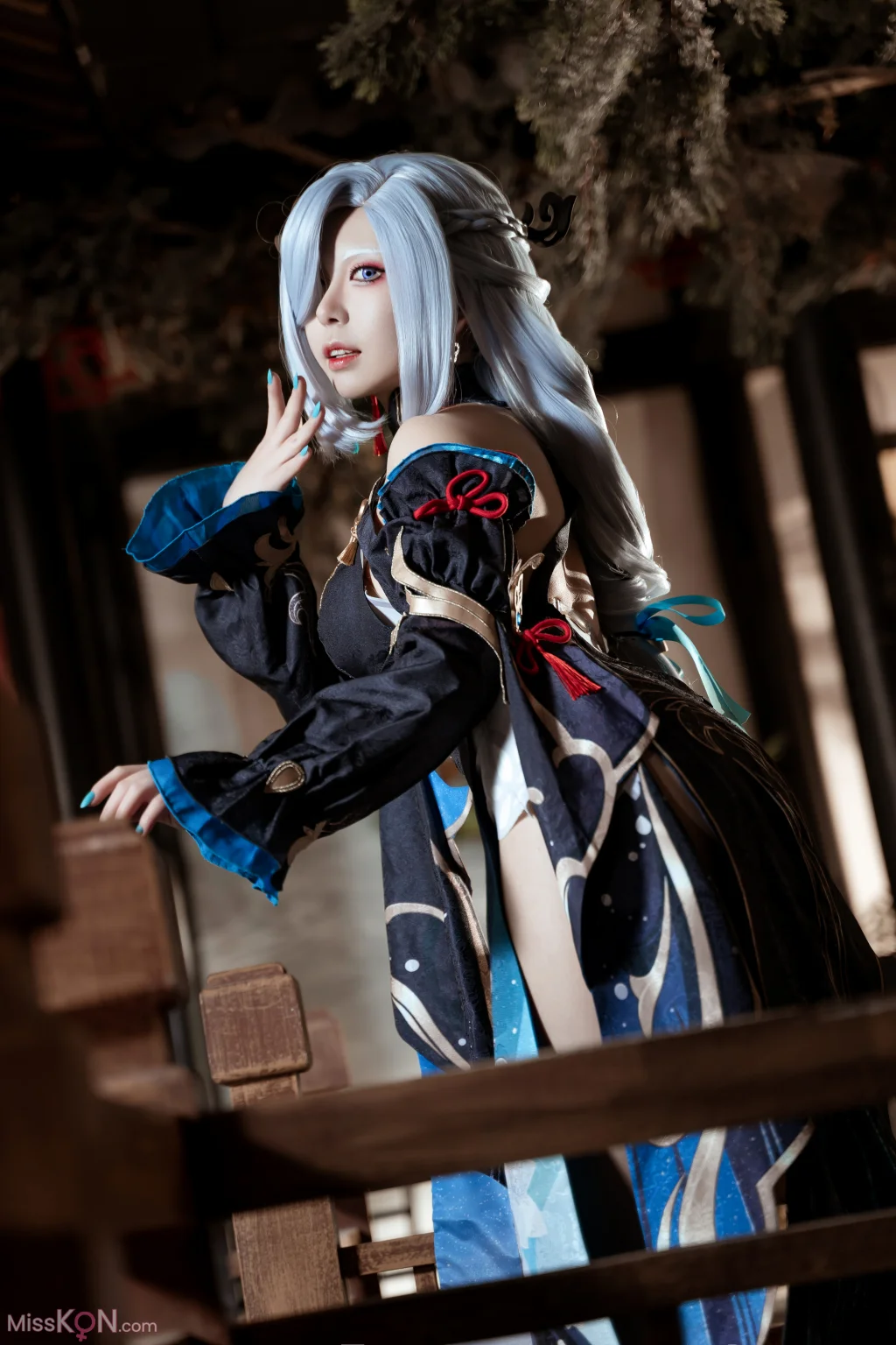 Coser@虎森森: 原神 申鹤 冷花幽露 (35 photos) – Page 2
