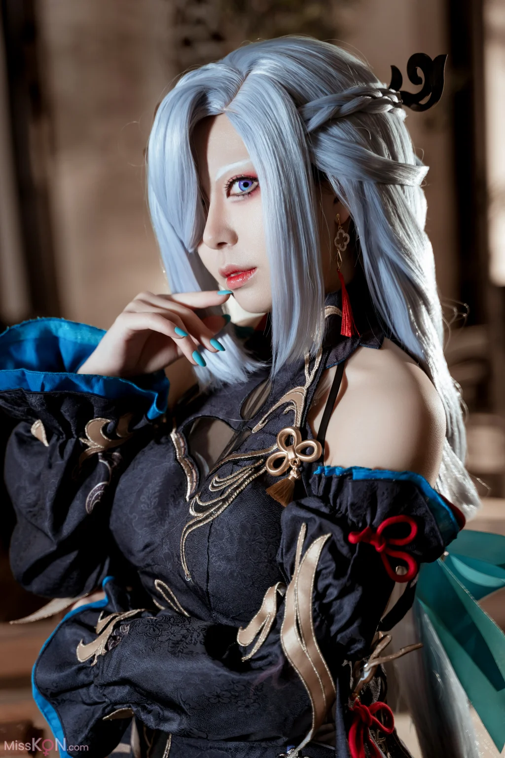 Coser@虎森森: 原神 申鹤 冷花幽露 (35 photos) – Page 2