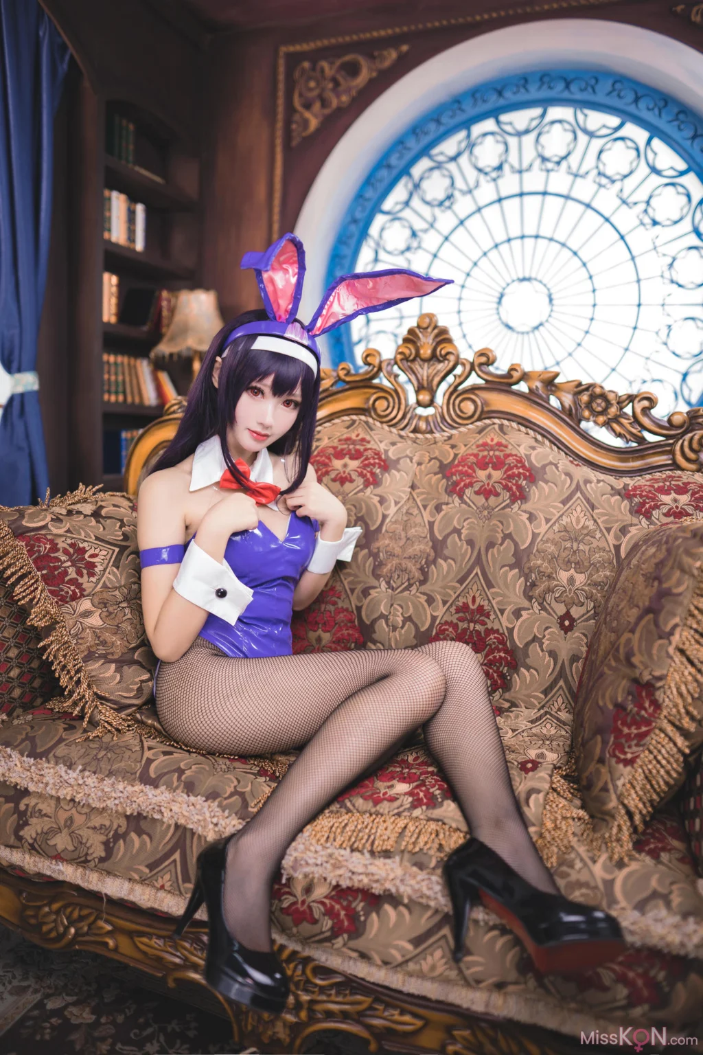 Coser@羽生三未: 霞之丘诗羽兔女郎 (37 photos)