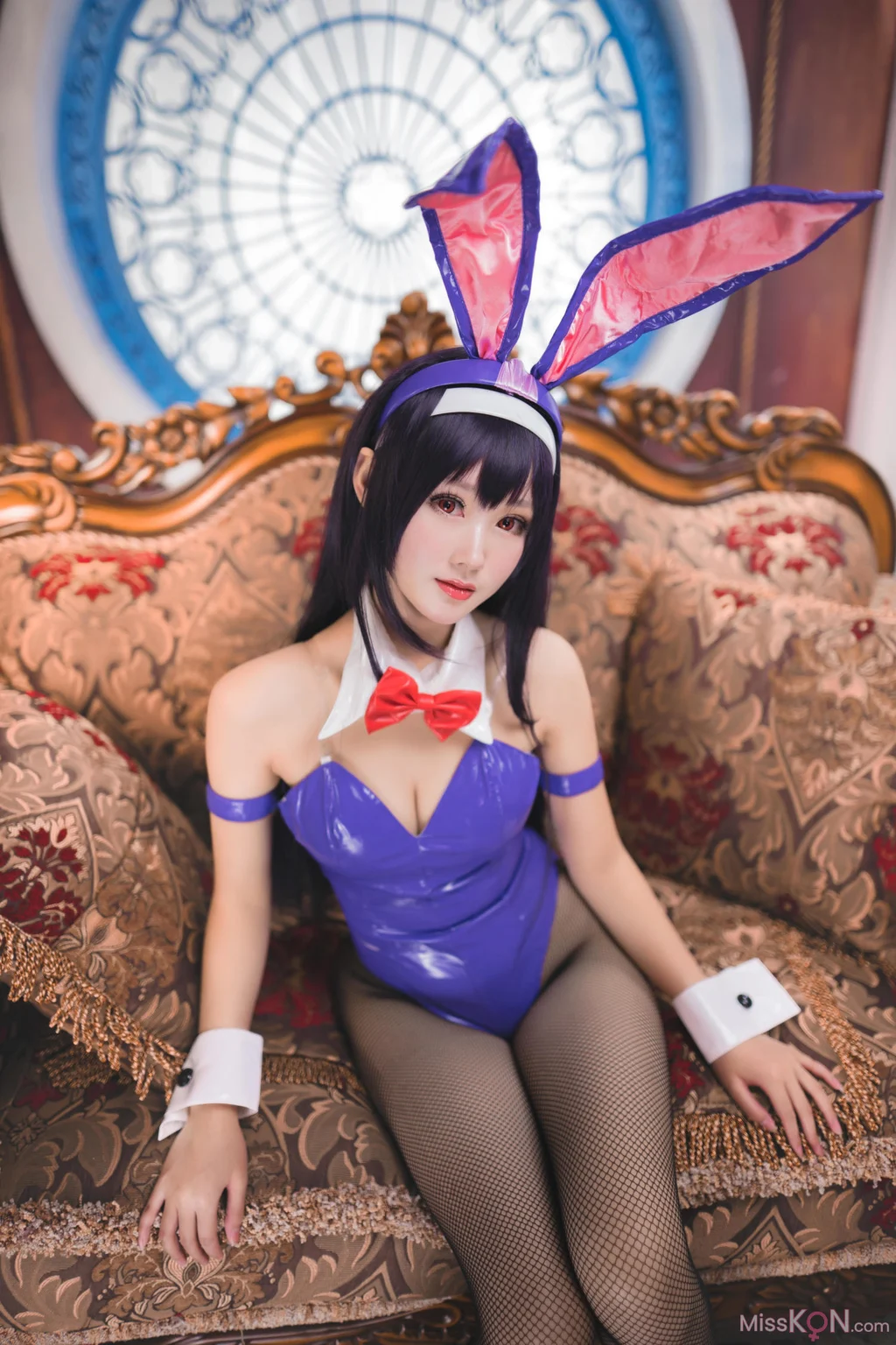 Coser@羽生三未: 霞之丘诗羽兔女郎 (37 photos)