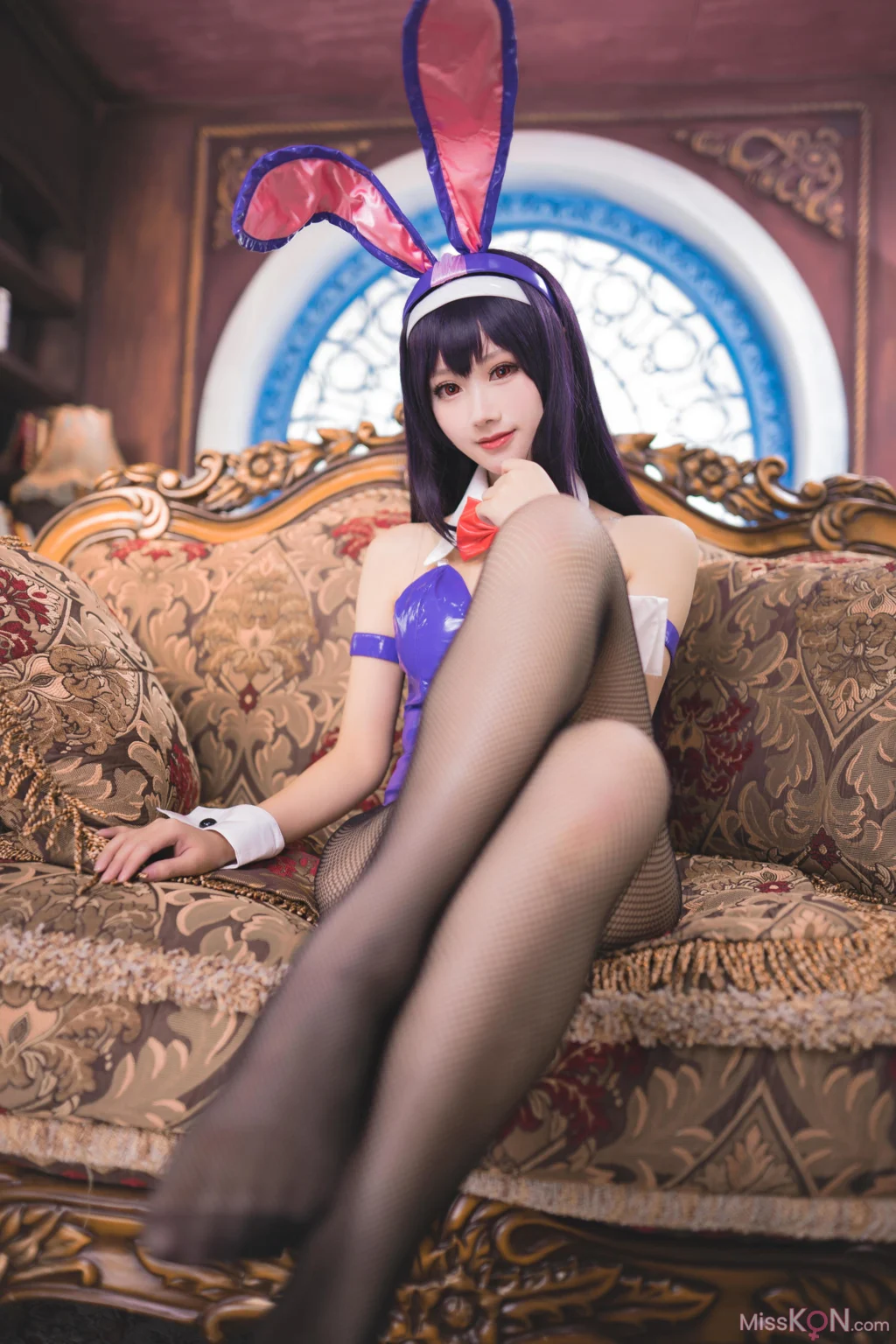 Coser@羽生三未: 霞之丘诗羽兔女郎 (37 photos)