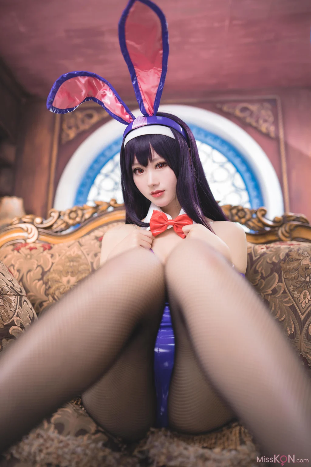 Coser@羽生三未: 霞之丘诗羽兔女郎 (37 photos)