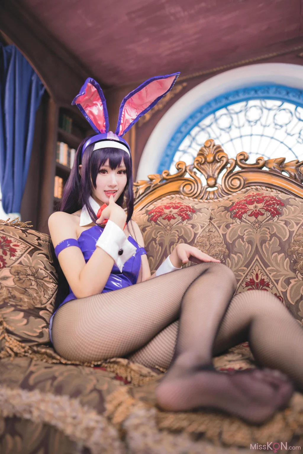 Coser@羽生三未: 霞之丘诗羽兔女郎 (37 photos)