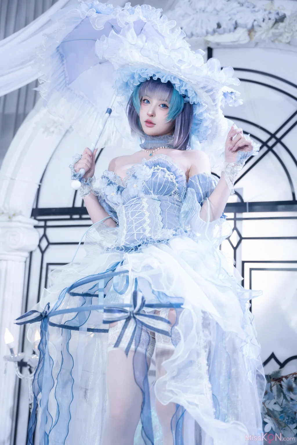 Coser@清水由乃: 柴郡废稿礼服 (42 photos)