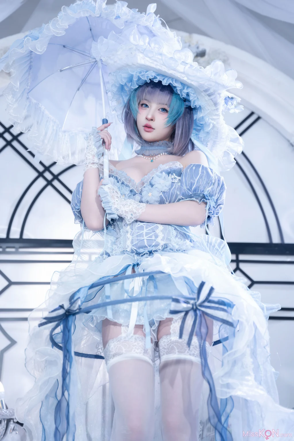 Coser@清水由乃: 柴郡废稿礼服 (42 photos)