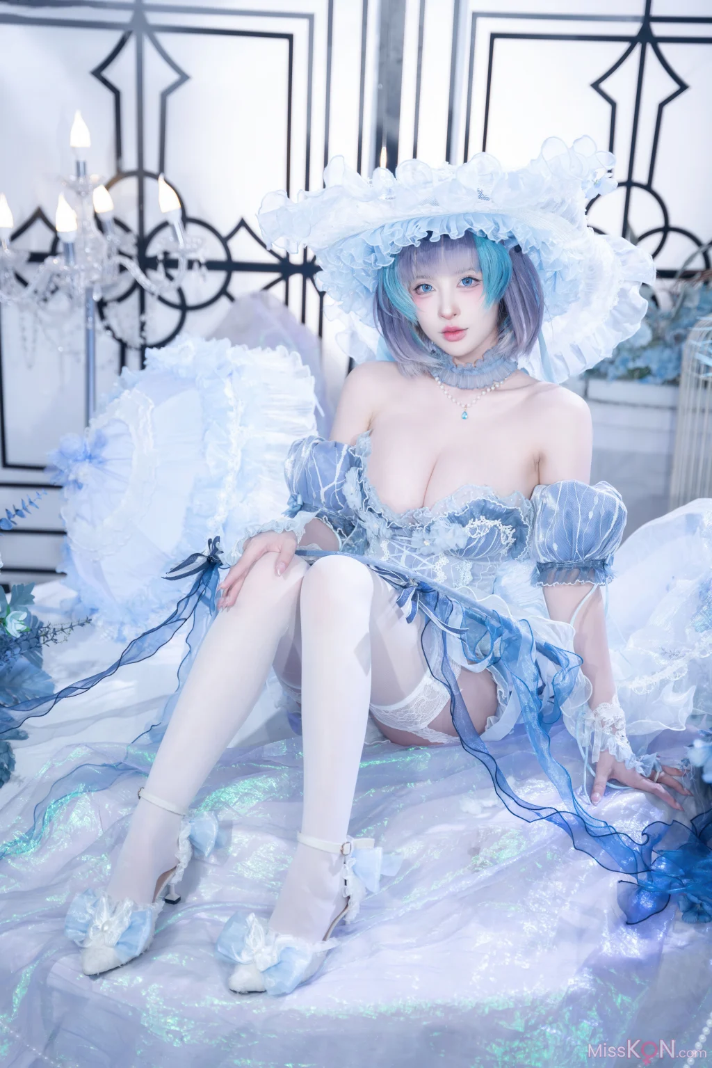 Coser@清水由乃: 柴郡废稿礼服 (42 photos)