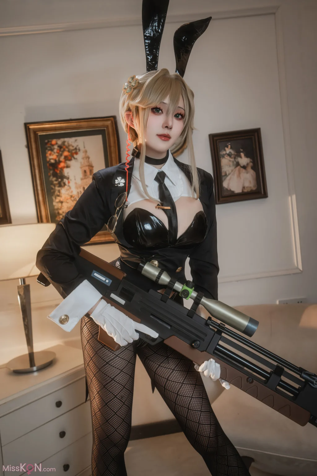 Coser@Natsuko夏夏子: NIKKE 爱德 特工兔女郎 (86 photos + 4 videos)