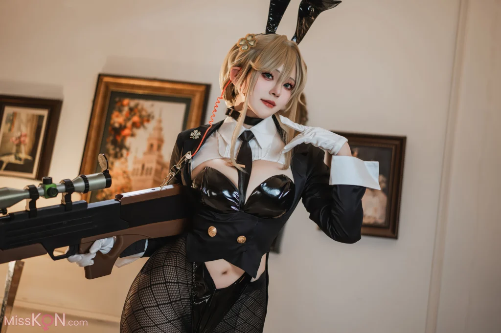 Coser@Natsuko夏夏子: NIKKE 爱德 特工兔女郎 (86 photos + 4 videos)