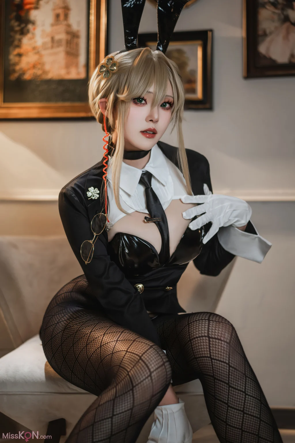Coser@Natsuko夏夏子: NIKKE 爱德 特工兔女郎 (86 photos + 4 videos)