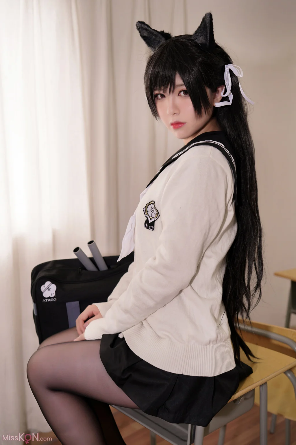 Coser@半半子: 爱宕 学园幻想曲 (25 photos)