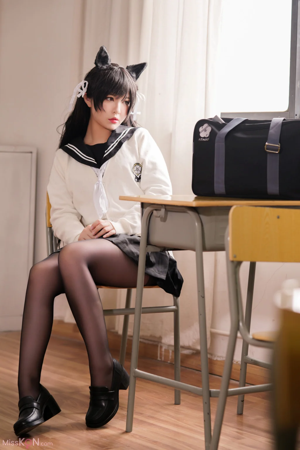 Coser@半半子: 爱宕 学园幻想曲 (25 photos)