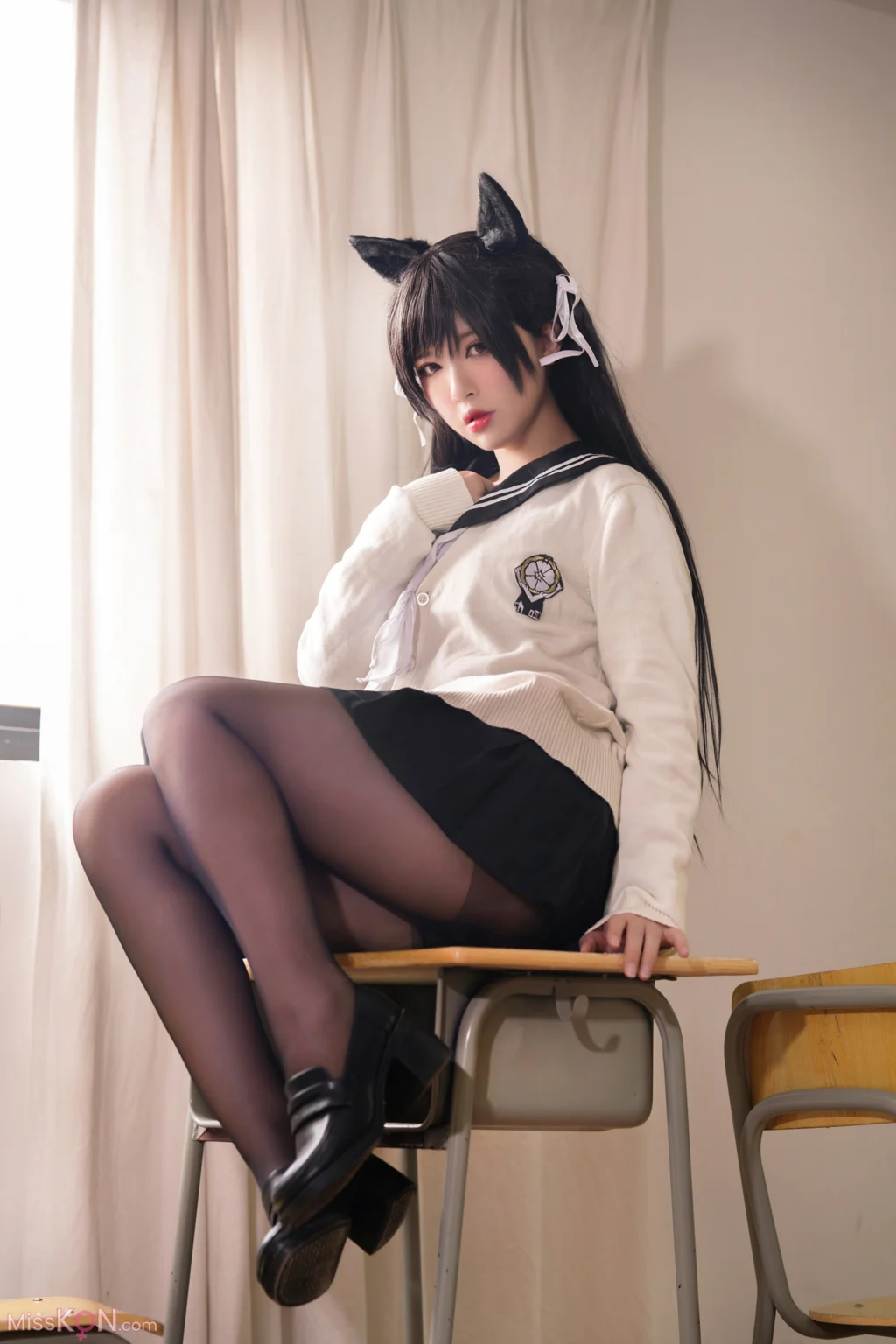 Coser@半半子: 爱宕 学园幻想曲 (25 photos)