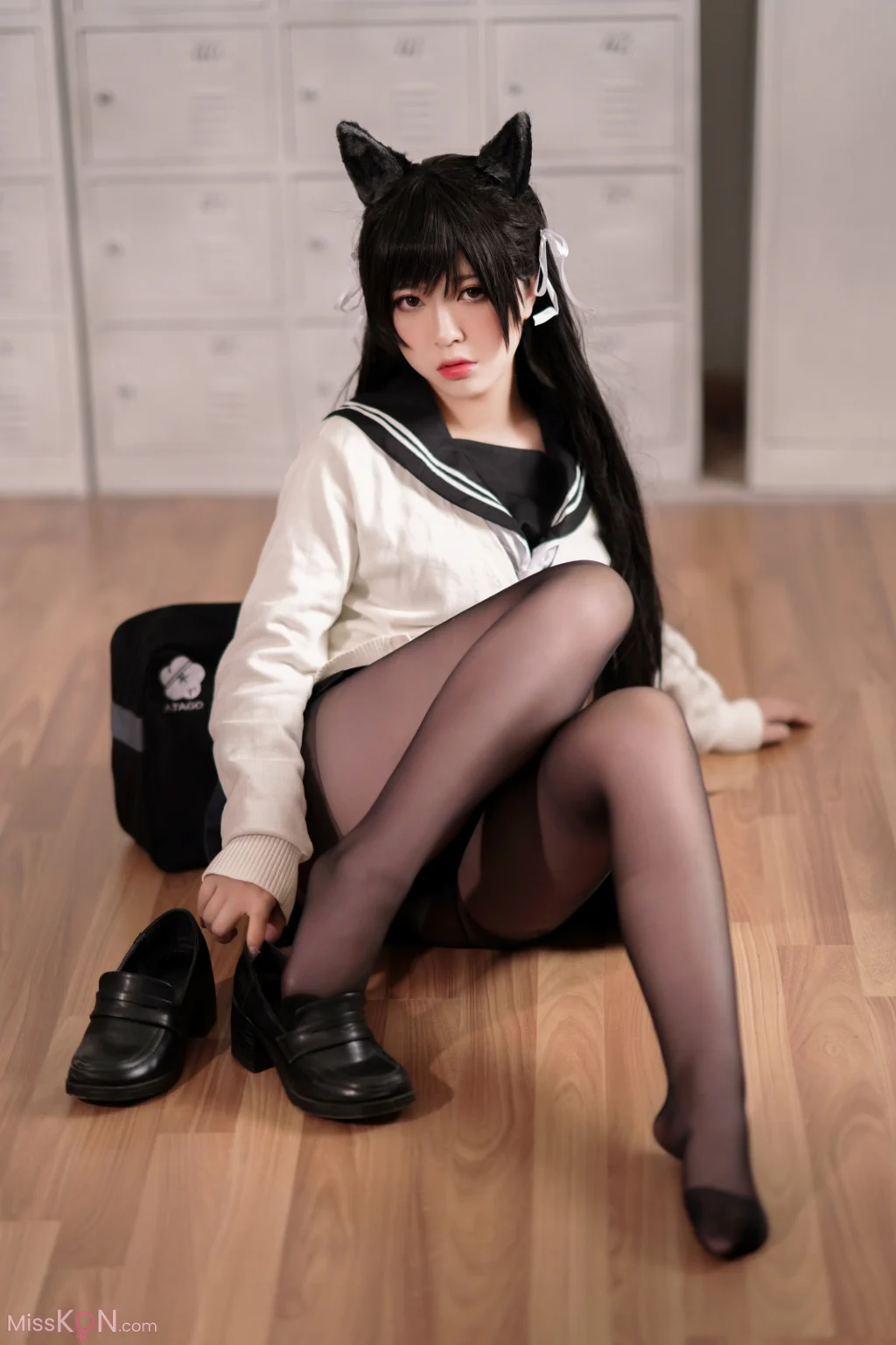 Coser@半半子: 爱宕 学园幻想曲 (25 photos) – Page 2