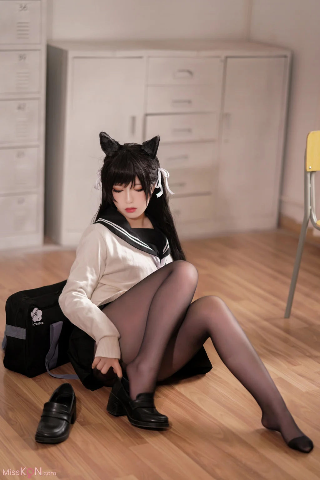 Coser@半半子: 爱宕 学园幻想曲 (25 photos) – Page 2