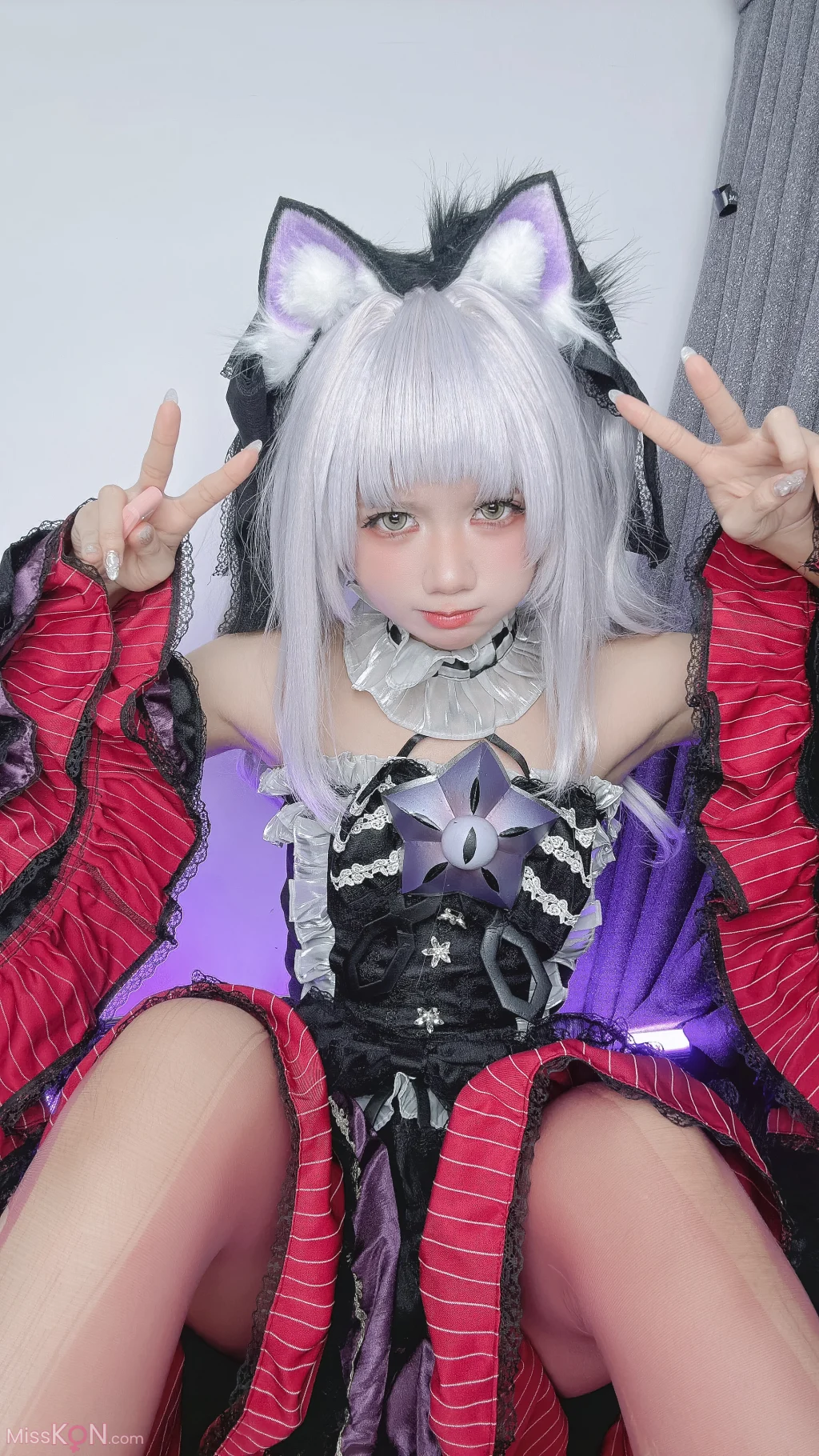 Coser@PoppaChan: Murasaki Shion Dress (Vtuber) (88 photos + 10 videos) – Page 4