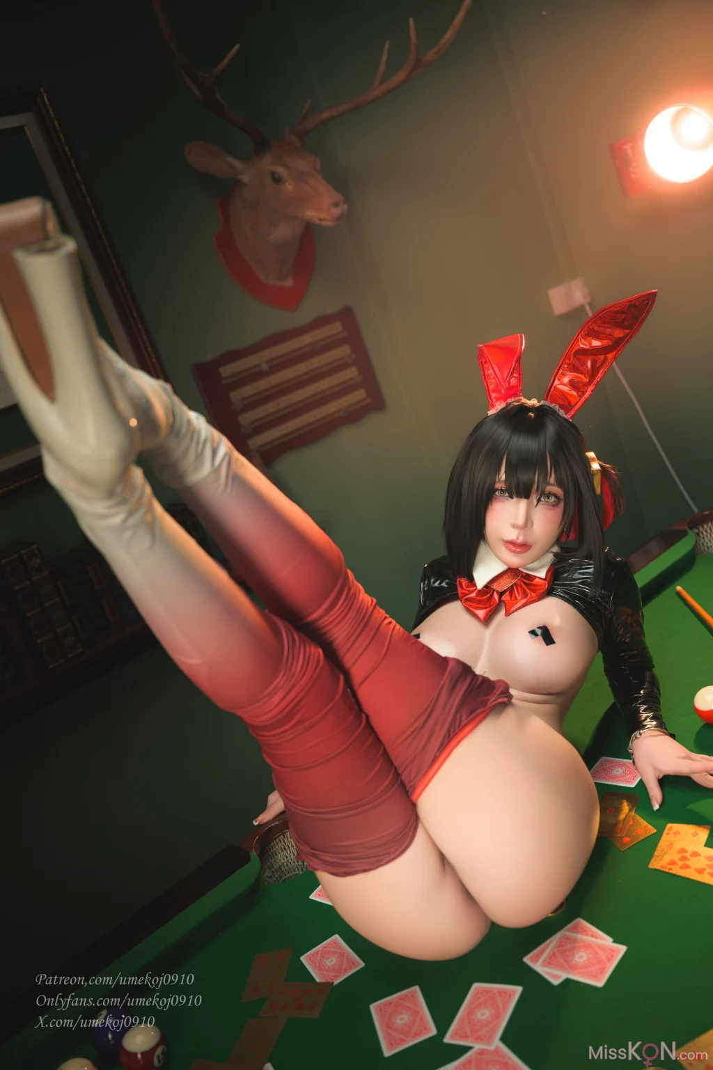 Coser@UmekoJ: Rouge Unluckky Rabbit NIKKE (72 photos + 6 videos) – Page 2