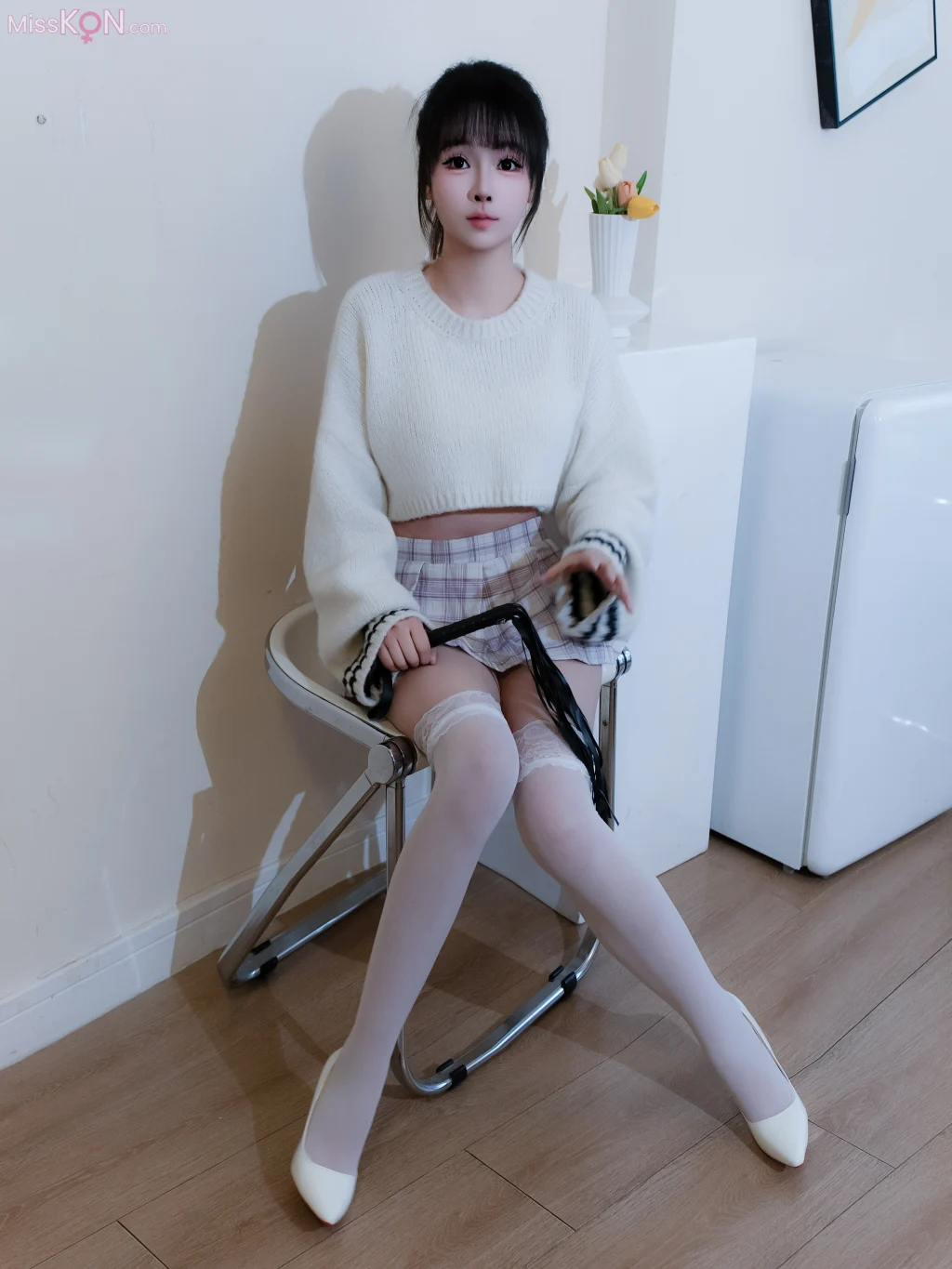 [XR Uncensored] 沈蜜儿: R18 秀人网模特 白色毛衣 (73 photos + 1 video)