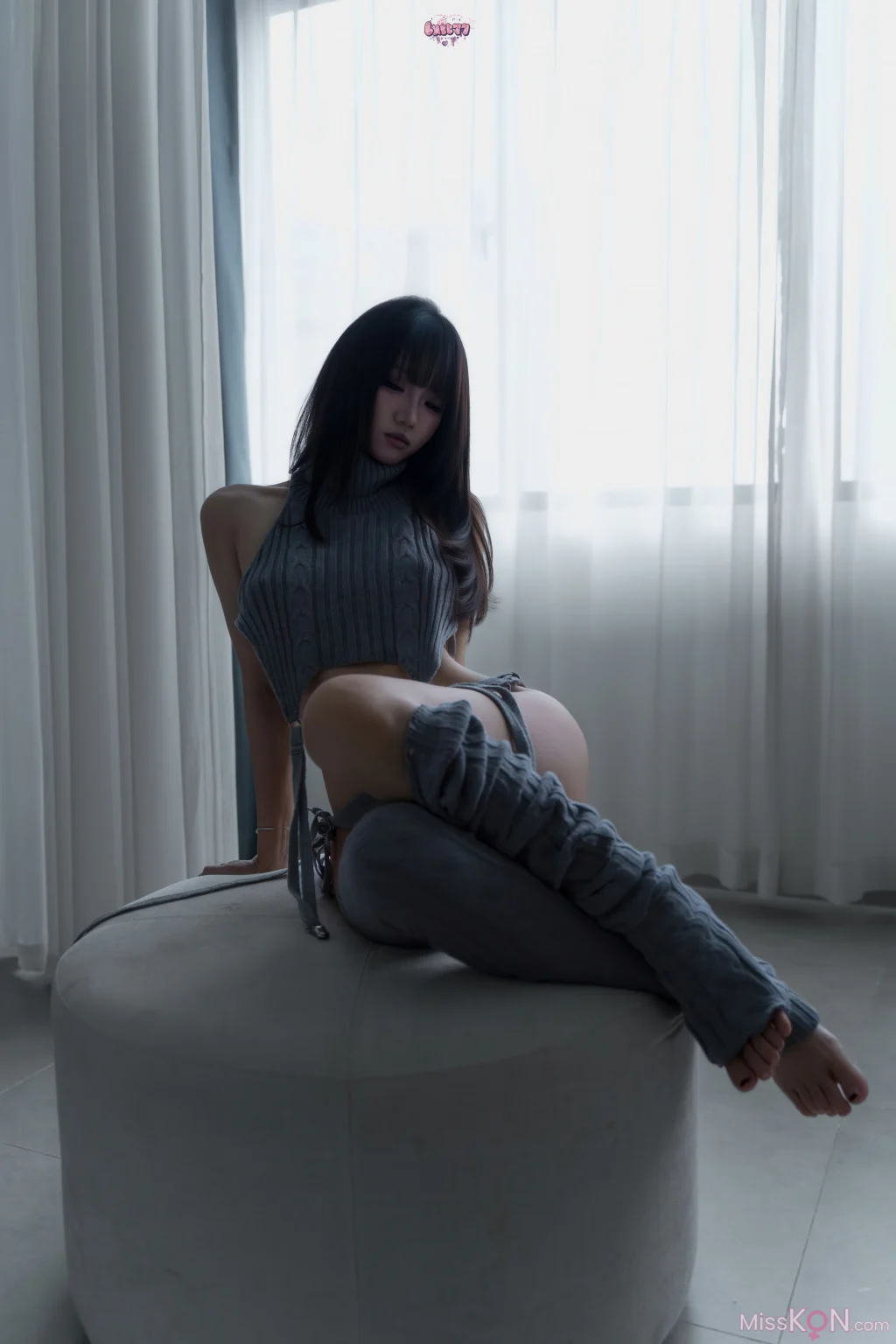 Coser@柒柒要乖哦: 居家毛衣 (112 photos + 1 video)