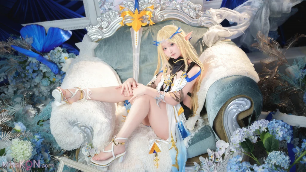 Coser@Seele麦麦: 鸣潮 菲比&卡提希娅·蓝色花海物语 (96 photos)