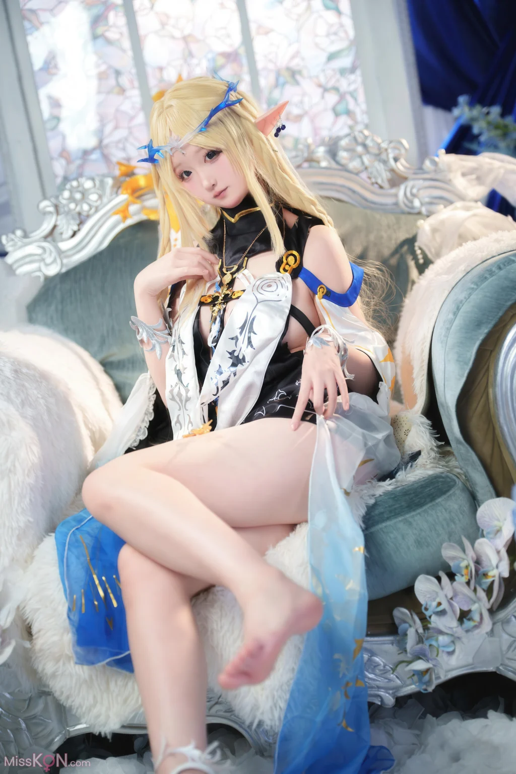 Coser@Seele麦麦: 鸣潮 菲比&卡提希娅·蓝色花海物语 (96 photos)