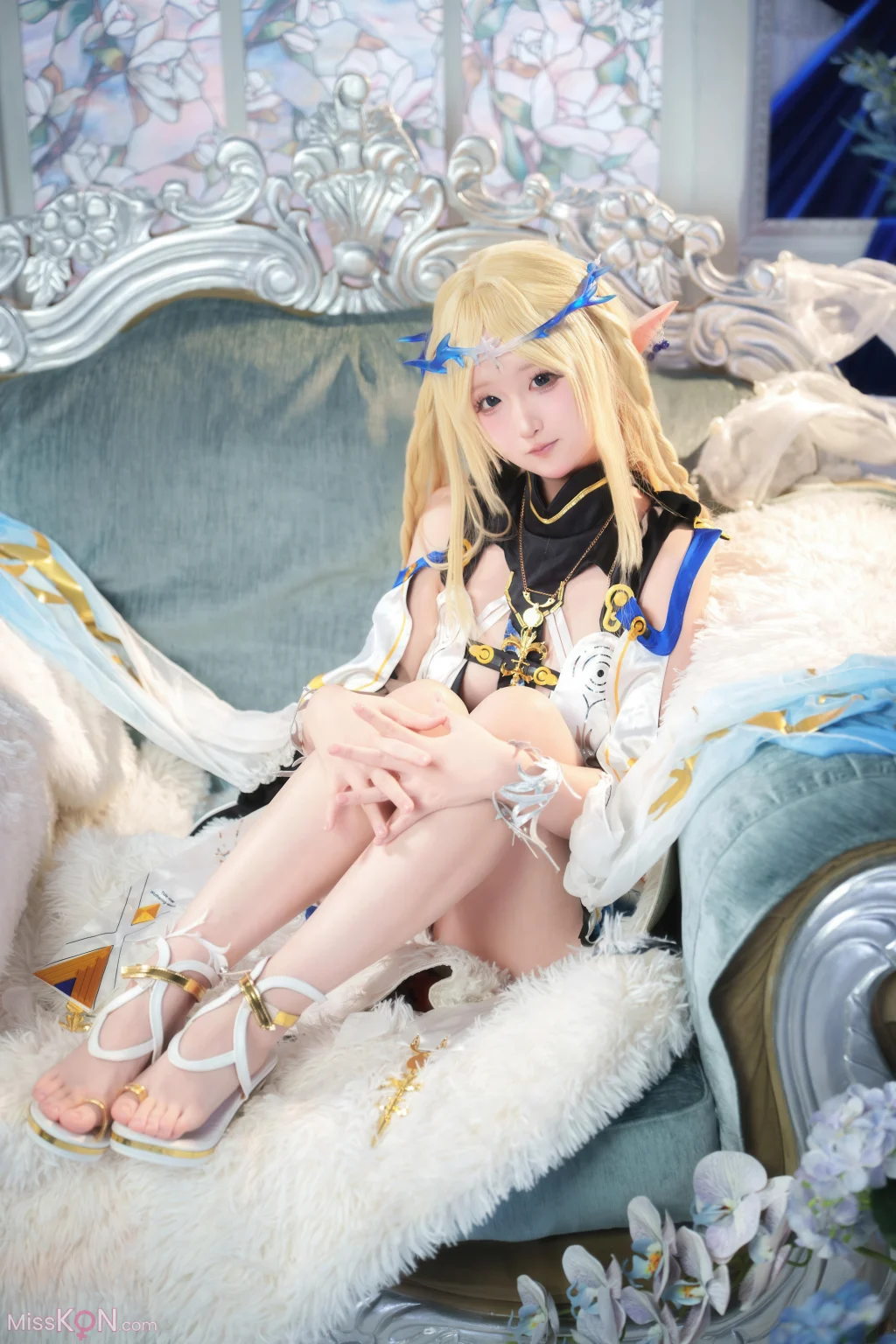Coser@Seele麦麦: 鸣潮 菲比&卡提希娅·蓝色花海物语 (96 photos)