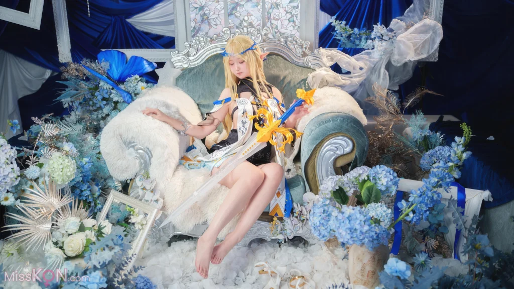 Coser@Seele麦麦: 鸣潮 菲比&卡提希娅·蓝色花海物语 (96 photos)