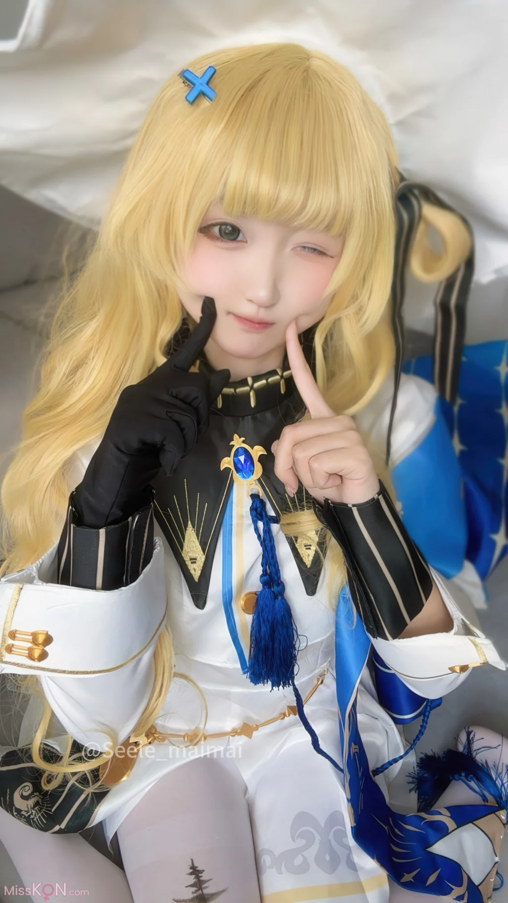Coser@Seele麦麦: 鸣潮 菲比&卡提希娅·蓝色花海物语 (96 photos) – Page 2
