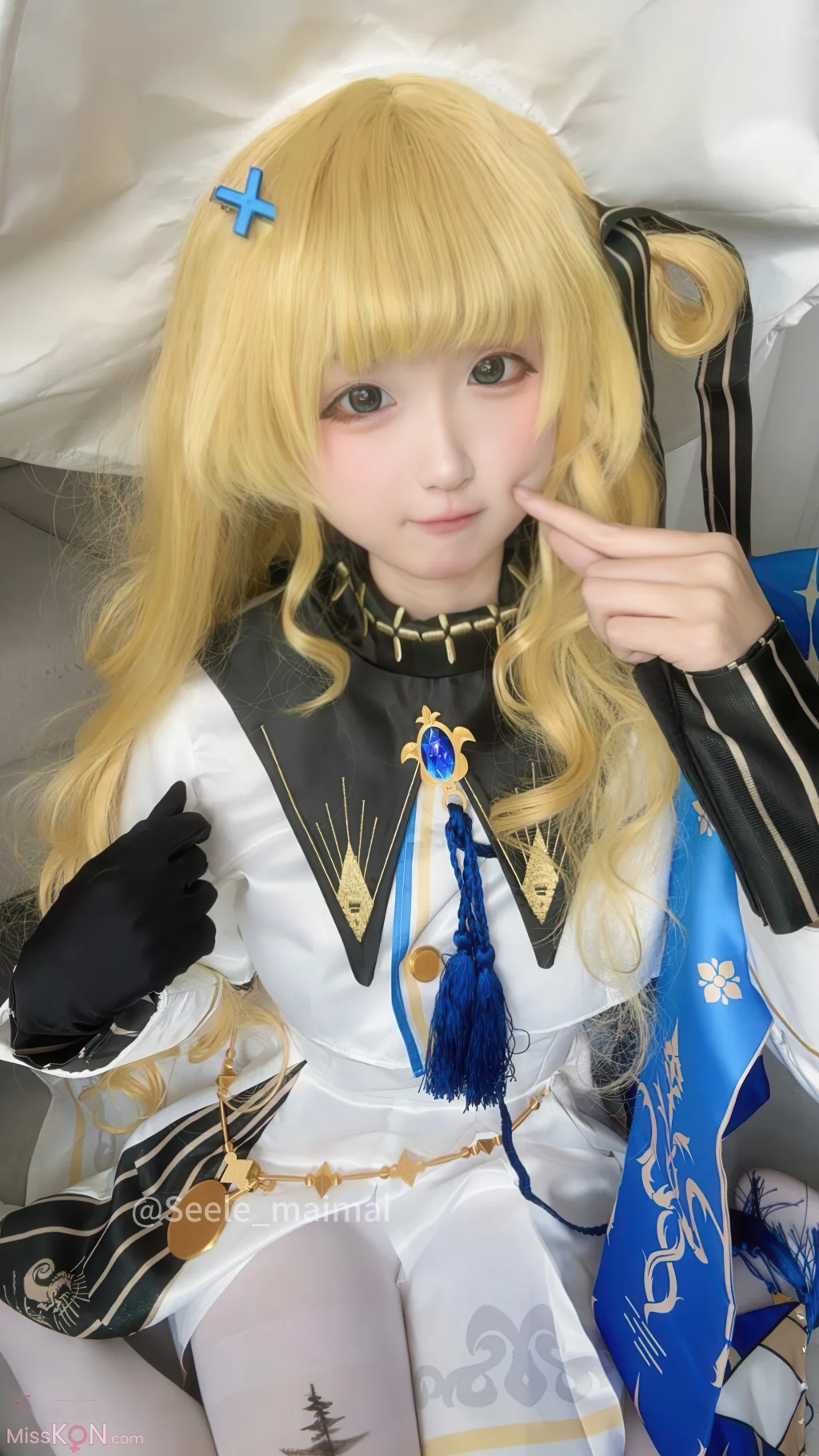 Coser@Seele麦麦: 鸣潮 菲比&卡提希娅·蓝色花海物语 (96 photos) – Page 2