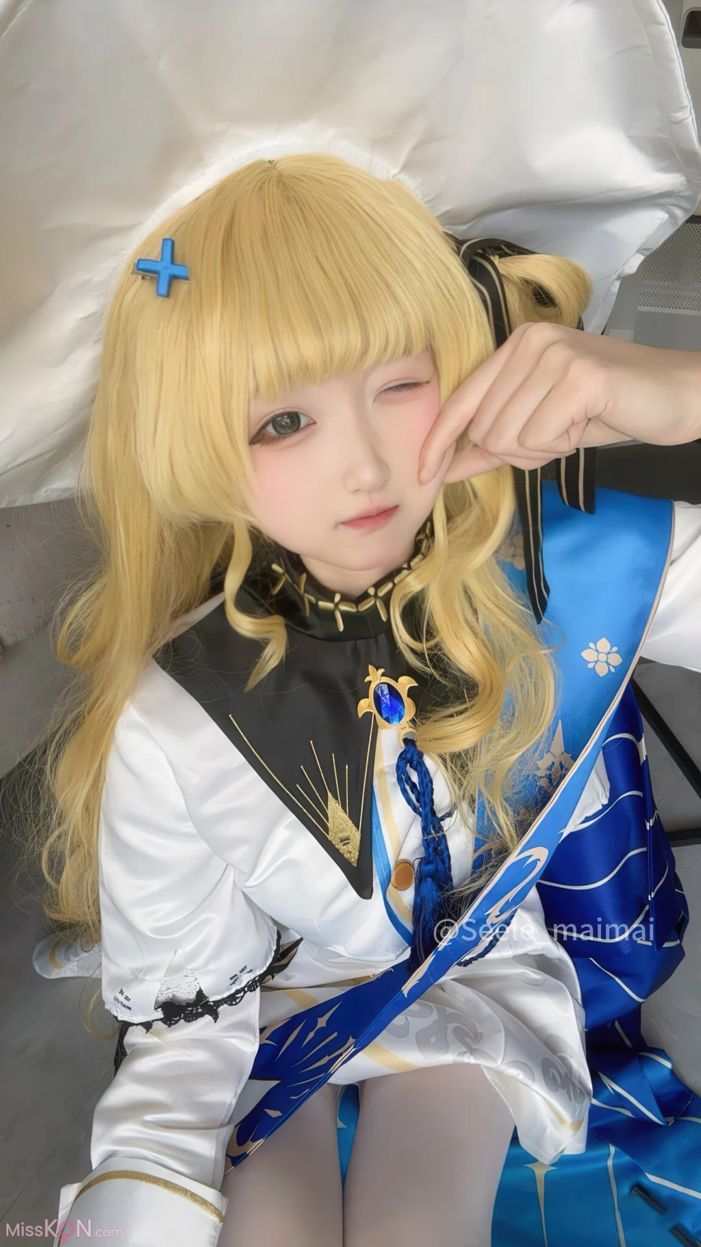 Coser@Seele麦麦: 鸣潮 菲比&卡提希娅·蓝色花海物语 (96 photos) – Page 3
