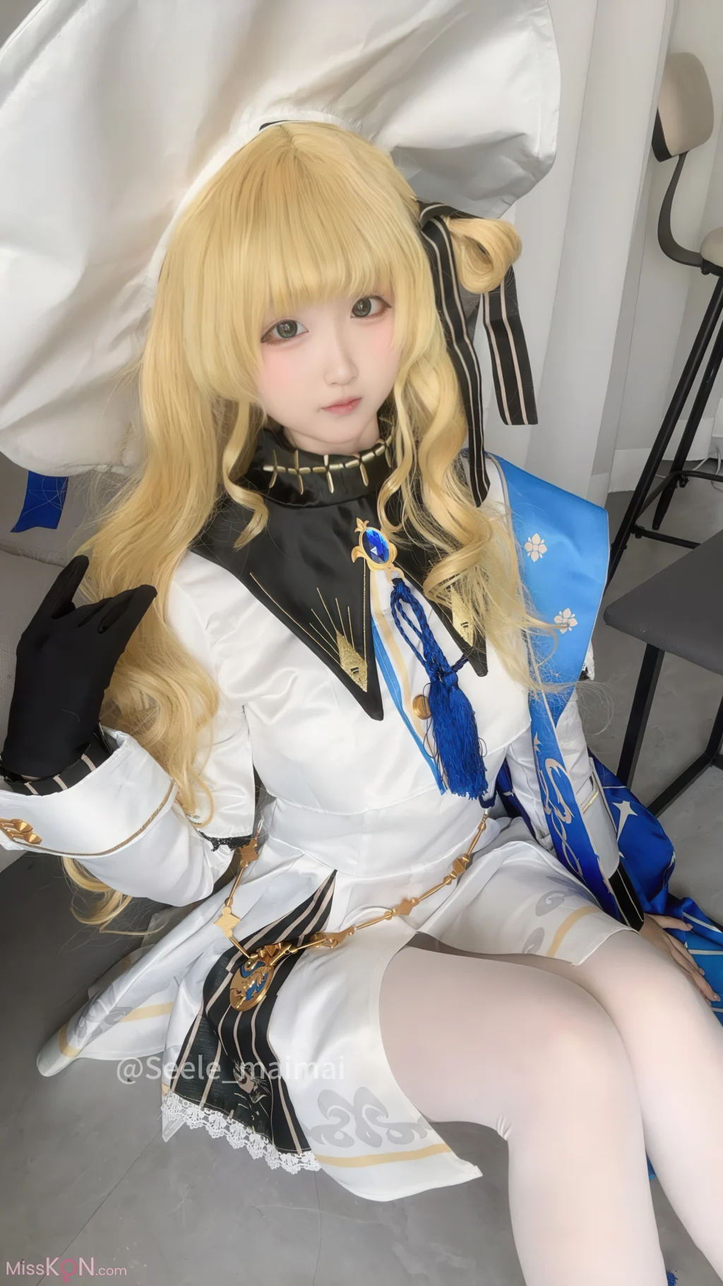 Coser@Seele麦麦: 鸣潮 菲比&卡提希娅·蓝色花海物语 (96 photos) – Page 3